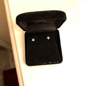 Genuine Diamond Stud Earrings .10CT